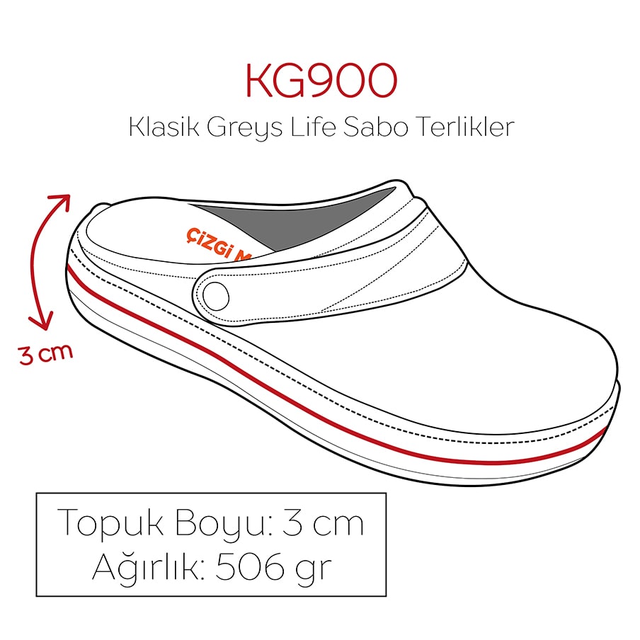 Ünlü Tavşan Kadın Doktor Hemşire Medikal Klasik Greys Life Sabo Terlik