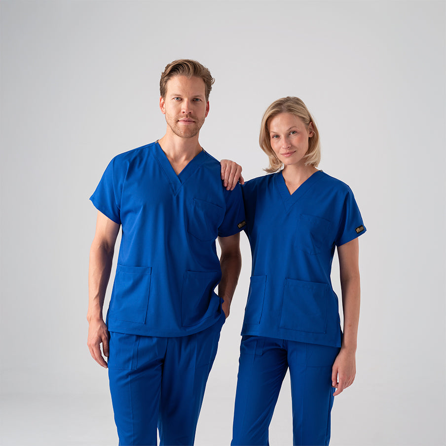 Saks Mavisi Dr. Greys Doktor Hemşire Medikal Scrubs Takım Best Likralı Kumaş