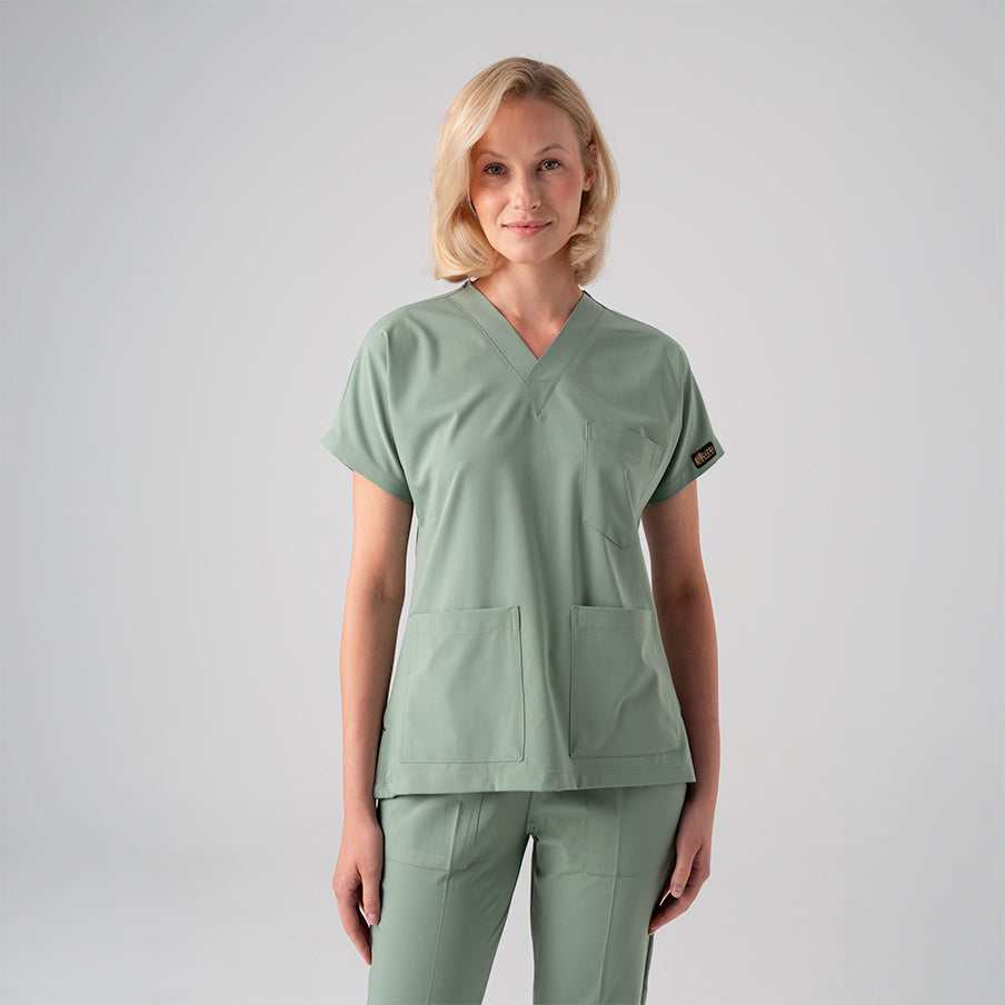 Mint Yeşili Dr. Greys Doktor Hemşire Medikal Scrubs Takım Best Likralı Kumaş