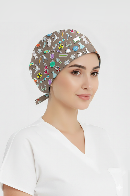 Keşif Vadisi Desenli Bone (Cotton Likra Kumaş)