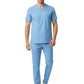 Alaskan Blue Dr. Greys Doktor Hemşire Medikal Scrubs Takım Lüks Likralı Kumaş