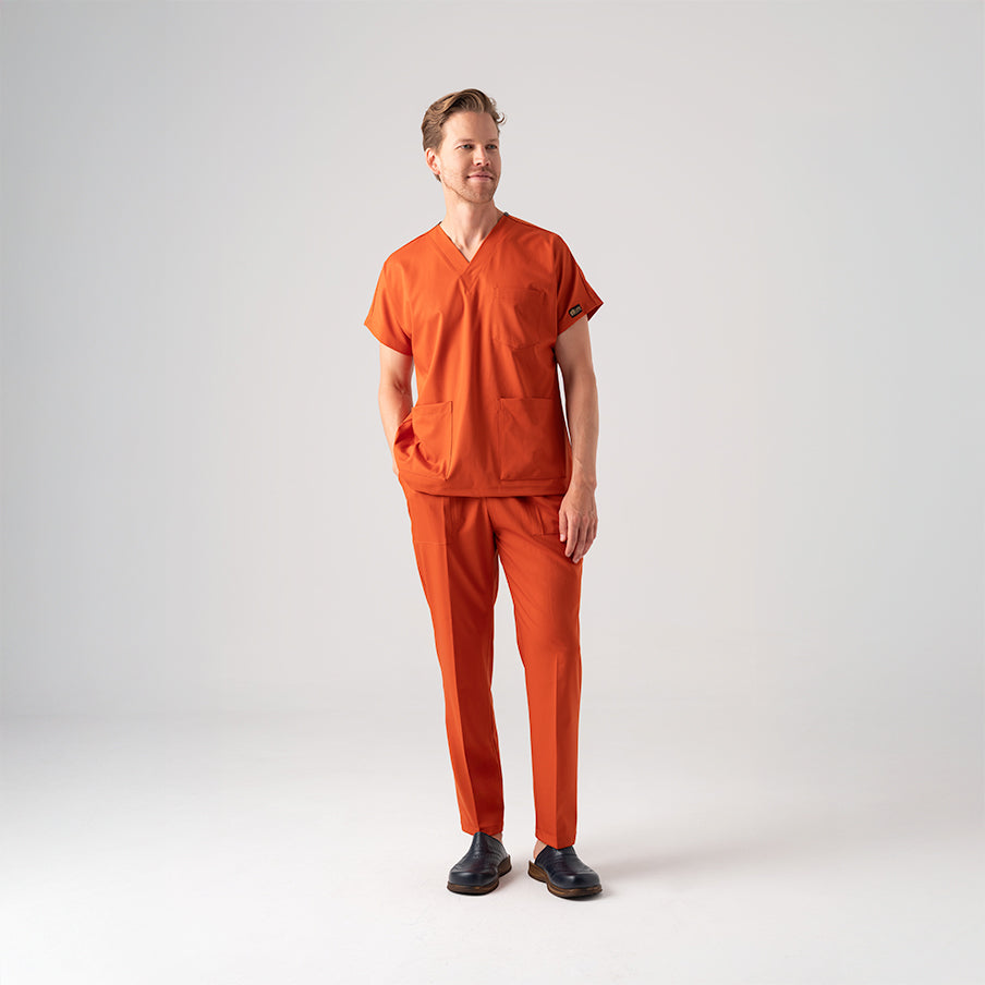 Kiremit Dr. Greys Doktor Hemşire Medikal Scrubs Takım Best Likralı Kumaş