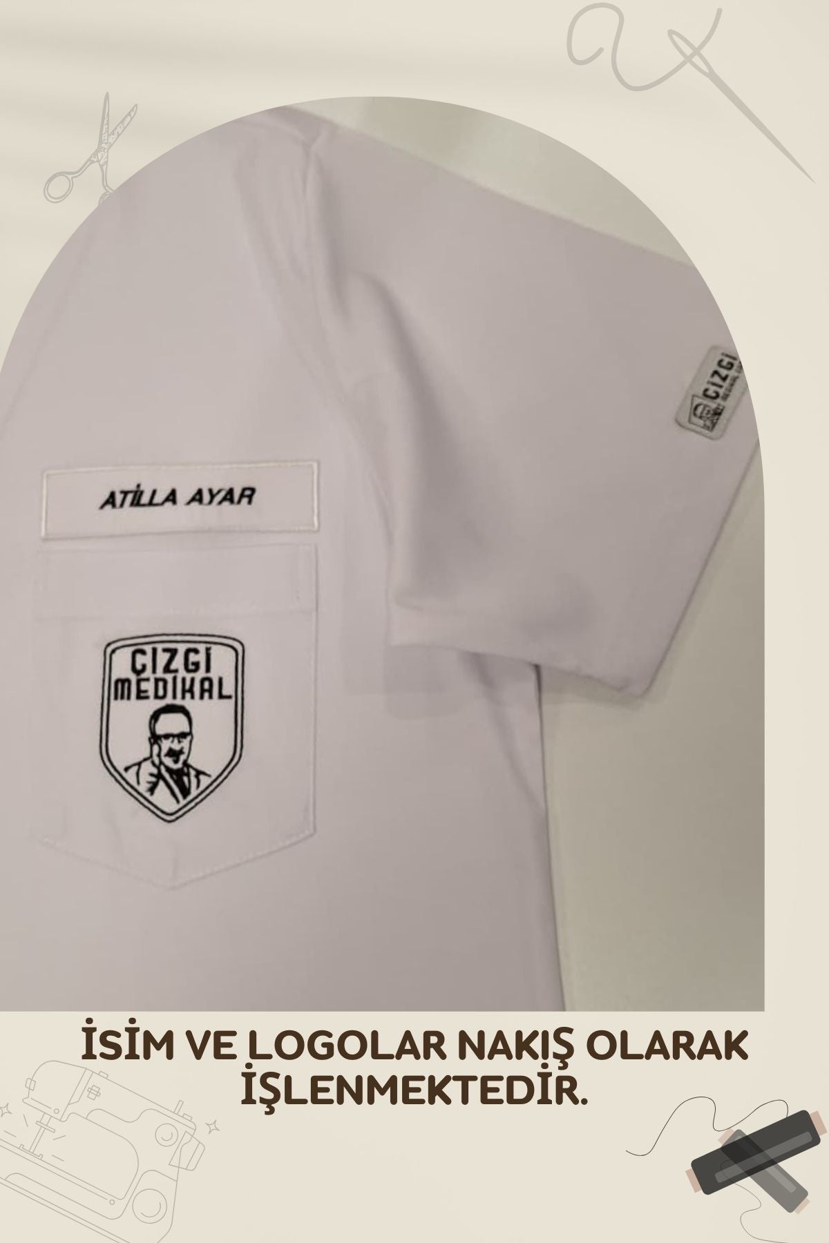 Beyaz Polo Yaka Kısa Kol İş Tişörtü Penye Lacoste Kumaş