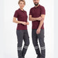Antrasit 7/7 Gabardin Kumaş İş Pantolonu (Kışlık Kalın Kumaş)-3 cm Çift Sıra Reflektörlü
