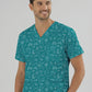 Klinik Çizgiler Desenli Tek Üst (Cotton Likra Kumaş)