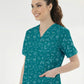 Klinik Çizgiler Desenli Tek Üst (Cotton Likra Kumaş)
