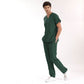 Avcı Yeşili Dr. Greys Doktor Hemşire Medikal Scrubs Takım Lüks Likralı Kumaş
