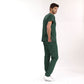 Avcı Yeşili Dr. Greys Doktor Hemşire Medikal Scrubs Takım Lüks Likralı Kumaş
