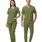 Grasshopper Dr. Greys Doktor Hemşire Medikal Scrubs Takım Lüks Likralı Kumaş
