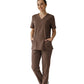Friar Brown Dr. Greys Doktor Hemşire Medikal Scrubs Takım Lüks Likralı Kumaş