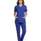Dazzling Blue Dr. Greys Doktor Hemşire Medikal Scrubs Takım Lüks Likralı Kumaş