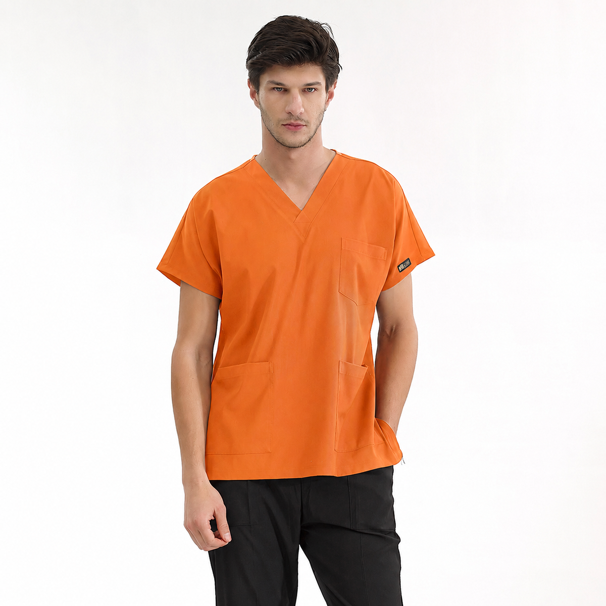 Orange Ochre Silva Lüks Likralı Tek Üst