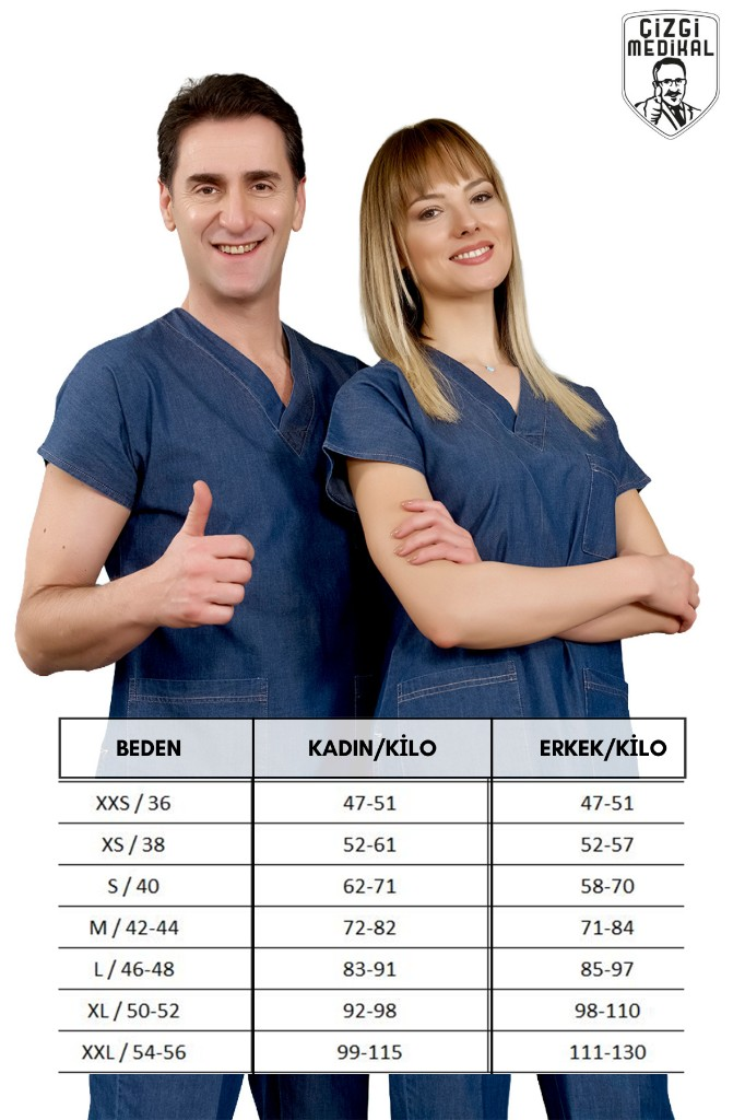 Lacivert %100 Pamuk Penye V Yaka Kısa Kol Tişört