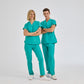 Benetton Yeşili Dr. Greys Doktor Hemşire Medikal Scrubs Takım Terikoton Kumaş