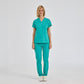 Benetton Yeşili Dr. Greys Doktor Hemşire Medikal Scrubs Takım Terikoton Kumaş