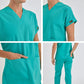 Benetton Yeşili Dr. Greys Doktor Hemşire Medikal Scrubs Takım Terikoton Kumaş