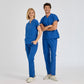 Saks Mavisi Dr. Greys Doktor Hemşire Medikal Scrubs Takım Terikoton Kumaş