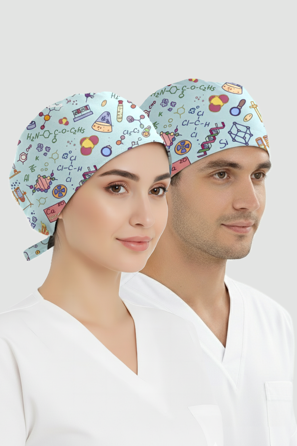 Formül Desenli Bone (Cotton Likra Kumaş)