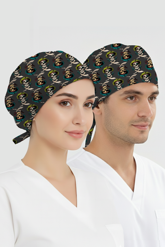 Korsan Desenli Bone (Cotton Likra Kumaş)