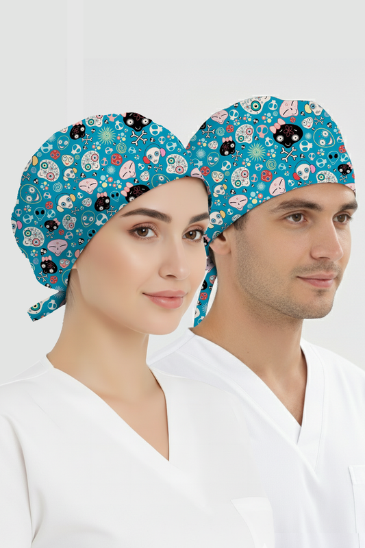 Karnaval Desenli Bone (Cotton Likra Kumaş)