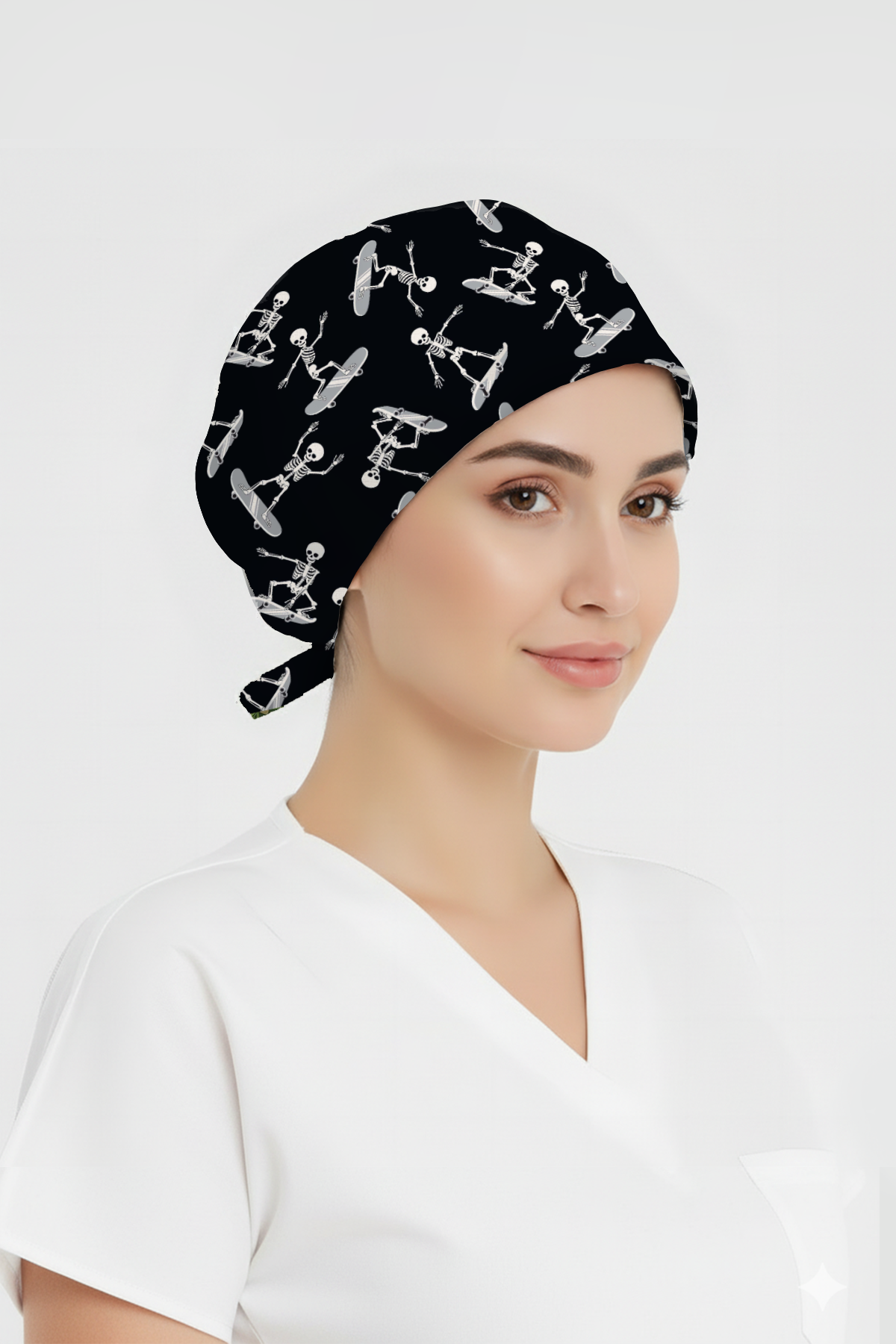 Kayan Ruhlar Desenli Bone (Cotton Likra Kumaş)