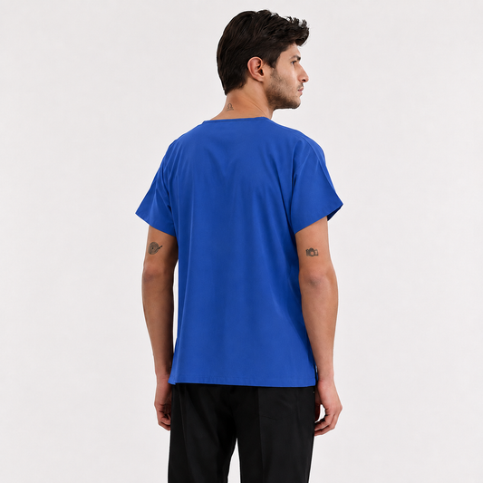 Dazzling Blue Silva Lüks Likralı Tek Üst