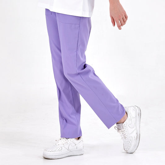 Lila Dr. Greys Doktor Hemşire Pantolonu (Tek Alt) Lüks Likralı Kumaş