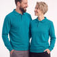 Turkuaz Polo Yaka İş Sweatshirt 3 İplik Şardonlu
